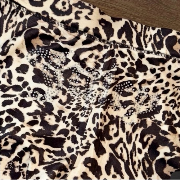 NWT JUICY COUTURE animal print small bling Velour Tracksuit  Set -Ocelot - Picture 12 of 16